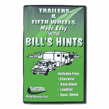 Picture of Valterra 5th Wheel Book Part#  03-0100 A02-2000