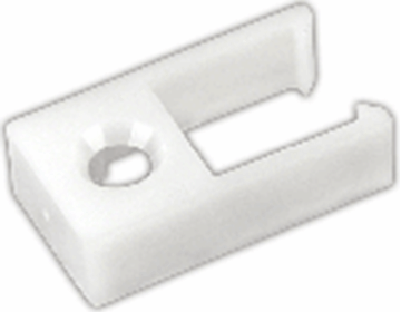 Picture of Window Curtain Track End Stop; Use With Type D Window Curtain Track; White Part# 20-1929   81385