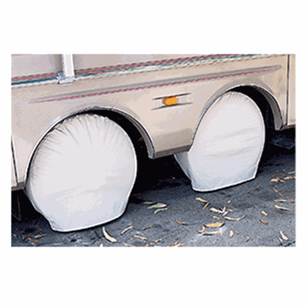 Picture of Adco Tire Cover 40" - 42" Diameter, Polar White; SET OF 2 Part# 01-1100   3949