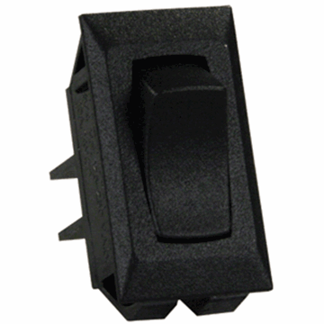 Picture of JR Products Rocker On/Off Switch 14V Non-Lighted Black Part# 19-2137   13405