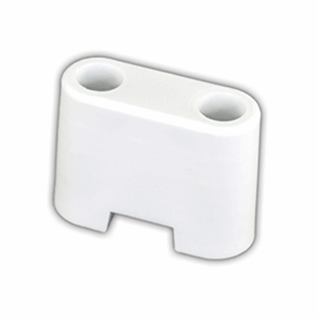Picture of JR Products Door Stop Bumper 1-1/4In H x 1-5/8In W x 5/8In D, White Part# 20-0679    10685