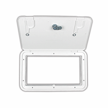 Picture of Thetford Electrical Hatch 6"H x 11-1/16"W Cutout, Polar White Part# 55-5363   94316