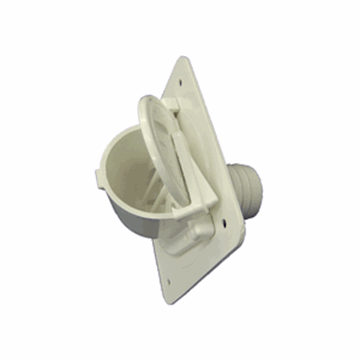 Picture of Zebra RV Fresh Water Gravity Inlet, Polar White Part# 10-0622     RM433P