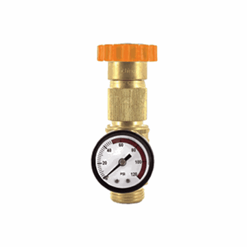 Picture of Valterra Fresh Water Pressure Regulator W/Gauge Part# 10-0566     A01-1124VP