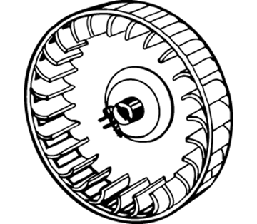Picture of Furnace Combustion Wheel; For Use With Suburban Furnace SF-25/ SF-30/ SF-35/ SF-25F/ SF-30F/ SF-35F Series Part# 61340 350184 