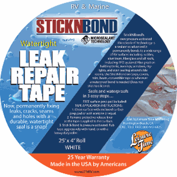Picture of Heng's STICKNBOND Repair Tape, 4" X 25', White Part# 13-0625    60023
