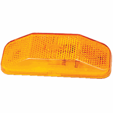 Picture of Optronics Side Marker Light Lens, Amber Part# 18-1269    A44ABP