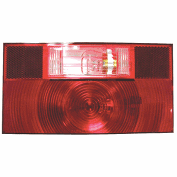 Picture of Peterson Mfg Replacement Rectangular Tail Light Lens Part# 18-1437    V25912-25