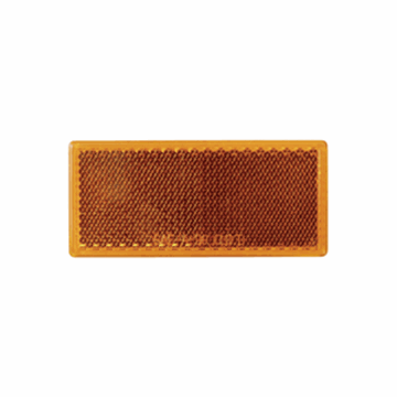 Picture of Optronics Rectangular Reflector, Amber Part# 18-1519    RE10ABP