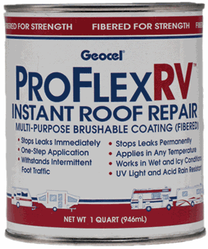 Picture of Geocel ProFlex Roof Sealant, White, 1 Quart Part# 13-1241    GC24801