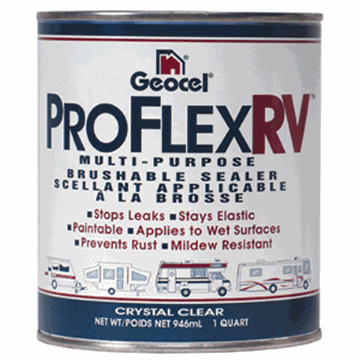 Picture of Geocel Pro Flex Roof Coating, Crystal Clear, 1 Quart Part# 13-0798    GC23200