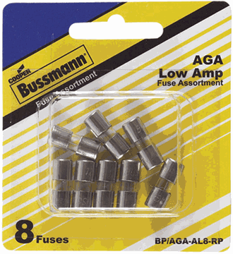 Picture of Bussman Assort. AGA Glass Fuse Kit Part# 19-3108   BP/AGA-AL8-RP