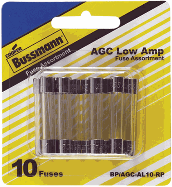 Picture of Bussman Assort. AGC Glass Fuse Kit Part# 19-3794   BP/AGC-AL10-RP