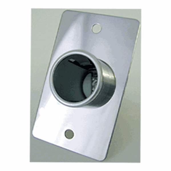 Picture of Receptacle; Indoor Use Only; 12 Volt DC Power; Non Ground Fault Interrupter; Single Receptacle; With Adapter Ring/ Terminal Lug/ 2-3/4 Inch X 4-1/2 Inch Wall Plate Part# 19-0114   08-5010