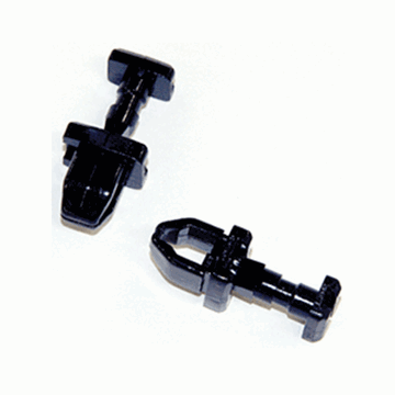 Picture of Parallax Power Supply Power Converter Door Latch, Pack of 25, Black Part# 19-0248    13516372