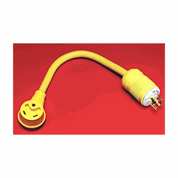 Picture of Marinco Cord Adapter Providing 30 Amps To RV From 30 Amp Generator Power Part# 19-0478   172ARV
