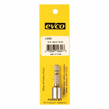 Picture of Nut Setter; 5/16 Inch Hex Driver; 1/4 Inch Size; 1-3/4 Inch Length Part# 02-0009   009-105C