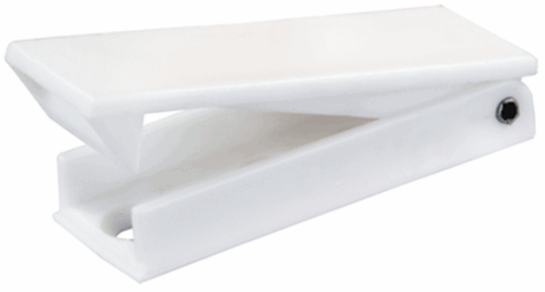 Picture of JR Products Baggage Door Catch, Squared, White Part# 20-2045    10355   (48751)