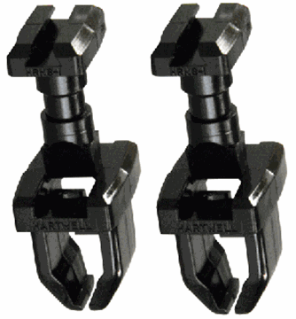 Picture of JR Products Fridge Vent Latch For Thin Walls, 2pack Part# 20-0990    00235