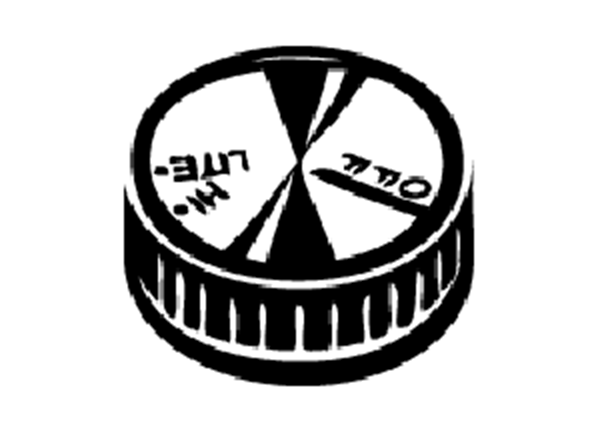 Picture of Stove Control Knob; For Suburban Range; Burner Control Knob; Black; Single Part# 05-3920  525017