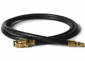 Picture of Camco LP Hose, 5' L, Soft Nose POL X 1/4" Male Inverted Flare Part# 06-0494    59033