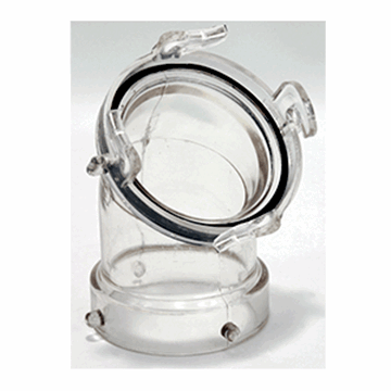 Picture of HOSE ADAPTER,45DEG CLEAR PAK/1 Part# 26107 T1026-1 CP 507    11-0426