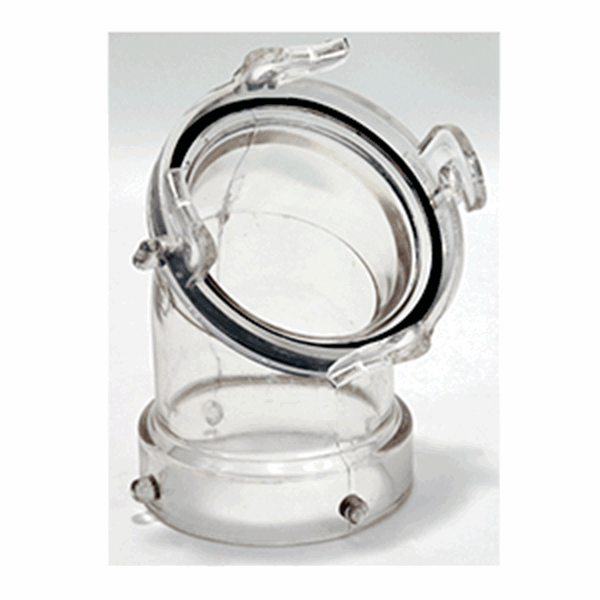 Picture of HOSE ADAPTER,45DEG CLEAR PAK/1 Part# 26107 T1026-1 CP 507    11-0426