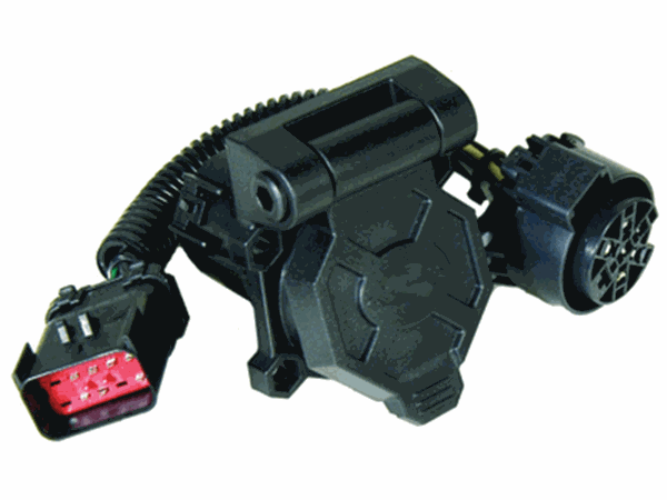Picture of Many Vehicles; Trailer Wiring Connector; Endurance ™; OEM Style 7-Way Blade; With Quick Install ™ Connector; With 180 Degree Reinforced Lid Part# 30406 