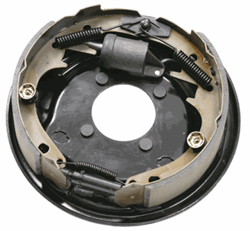Picture of Husky Towing Trailer Brake Assembly 10" Diameter, Left Side Part# 21-0108   30785