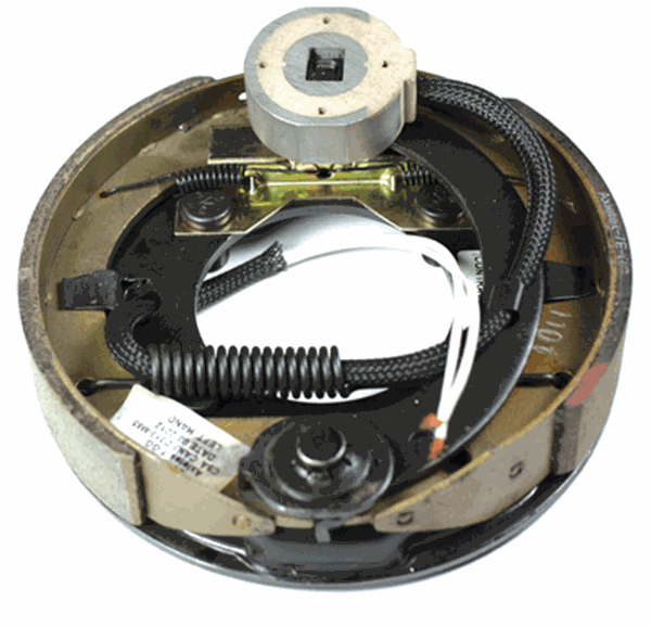 Picture of Husky Towing Trailer Brake Assembly 7" Diameter, Left Side Part# 21-0094   30789