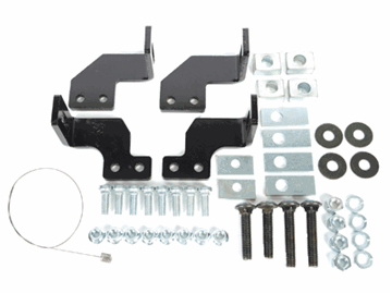 Picture of Fifth Wheel Trailer Hitch Mount Kit; Bracket; 4 Piece; Bolt-On; Drilling Required Part# 31412