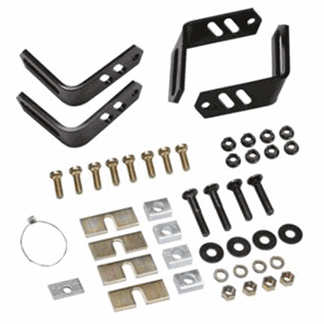 Picture of Fifth Wheel Trailer Hitch Mount Kit; Bracket; Use With 4 and 10 Bolt Rail Install; Universal; Bolt-On; Drilling Required Part# 31563 