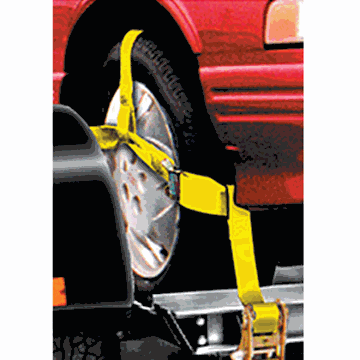 Picture of Tie Down Strap; Vehicle Tie Down; For Use With Roadmaster Tow Collies; Fits Up To 30 Inch Diameter x 11 Inch Width Tires; 7700 Pound Capacity; Single Part# 38668 2150 