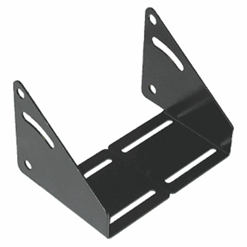 Picture of RV Level Mounting Bracket; For Mounting Wheel Master; Screw In Mount; With Mounting Hardware Part# 39970 6700BK 