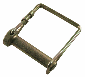 Picture of Trailer Coupler Safety Pin Clip; 3/8 Inch Diameter x 1-1/2 Inch Usable Length; With Snap Lock Bail Lock; Zinc Plated; Steel Part# 47174 01254 