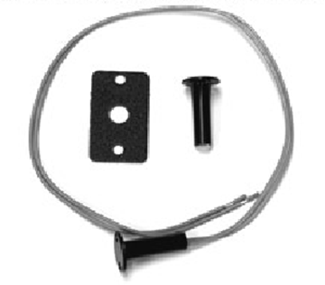 Picture of Entry Step Switch; Replacement Power Switch For RV Electric Sliding Steps; Magnetic Door Switch; Normally Open; Black; 3/8 Inch Round Core Part# 47-0493 375385