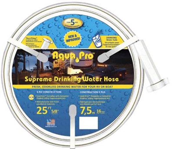 Picture of Aqua Pro 5/8" Fresh Water Hose, 25' Part# 62-2468     W20866