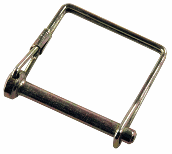 Picture of Trailer Coupler Safety Pin Clip; 1/4 Inch Diameter x 1-3/4 Inch Usable Length; With Snap Lock Bail Lock; Zinc Plated; Steel Part# 47172 01224 