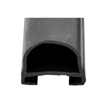 Picture of Slide Out Seal; D-Seal For Use With EKD Base; 1 Inch Width x 15/16 Inch Height x 50 Foot Length; Black; Rubber Part# 13-1095   018-350-EKD