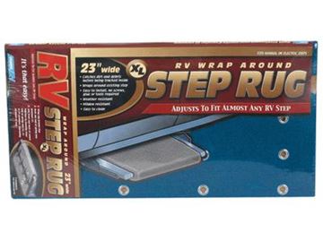 Picture of Entry Step Rug; Wrap Around Hook and Spring; 23 Inch Width x 22 Inch Length; Blue; Carpet; With English/ French Language Packaging Part# 49167 42934 