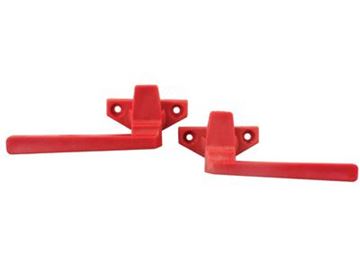 Picture of JR Products Emergency Window Latch, Red, 2pack Part# 20-0059   81925