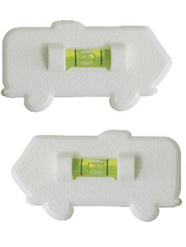 Picture of RV Level; Bubble; Adhesive Backing; Set Of 2; White Part# 49446 28-0121 
