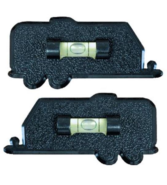 Picture of RV Level; Bubble; Adhesive Backing; Set Of 2; Black Part# 49452 28-0112 
