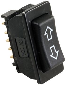 Picture of JR Products MOM On/Off/On Furniture Rocker Switch 12V, Black Part# 19-2598   13955