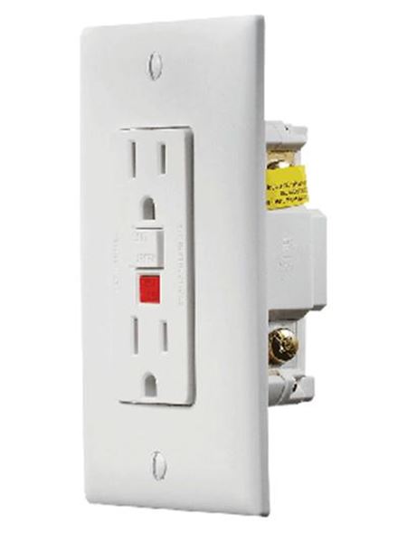 Picture of RV Designer Dual Receptacle 15/20A 125, White Part# 19-2407   S801