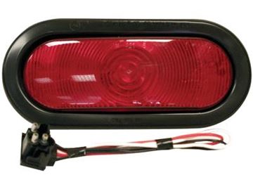 Picture of Peterson Mfg Oval Stop/Turn/Tail Light Kit, Red Part# 18-0324    V421KR