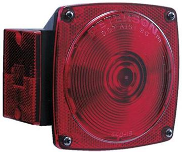 Picture of Peterson Mfg Incandescent Stop/Turn/Tail Light, Red Part# 18-0330    V440