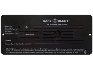 Picture of MTI Ind. Safe-T-Alert Propane Detector, Black Part# 03-0640    30-442-P-BL