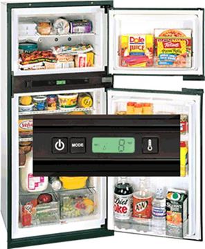 Picture of Norcold 2-Way Fridge, 7 CF, W/O Door Panels Part# 07-0319    NA7LXR   /  08-9731 
