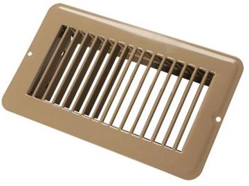Picture of JR Products 4"x8" Heating/Cooling Register Part# 22-0477   02-28955